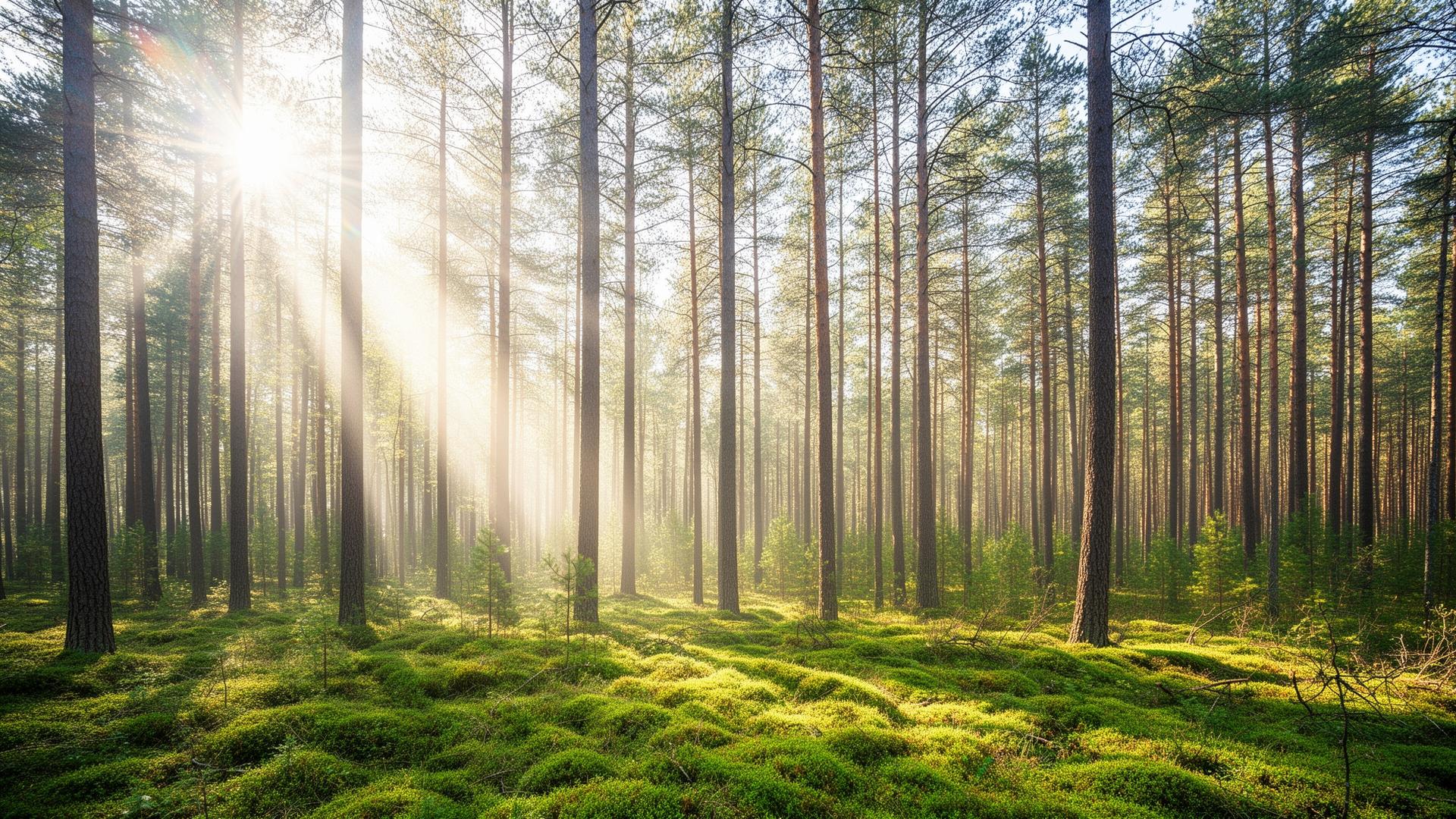 Brandenburger Wald im Morgenlicht